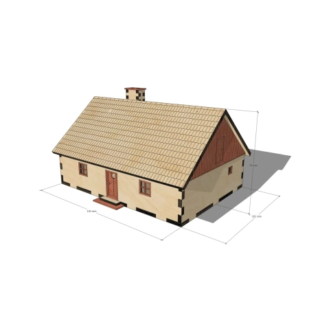 Pikart 87A1 - Domek wiejski H0