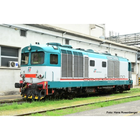 Piko 22035 - Diesellok/Sound D.445 dritte Serie mit Schneepflug FS VI + PluX22 Dec.