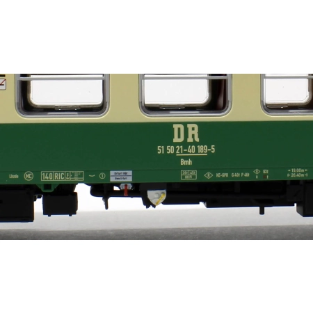 Piko 28005 - Wagon pasażerski „Halberstädter”, 2. klasa, DR, ep. IV