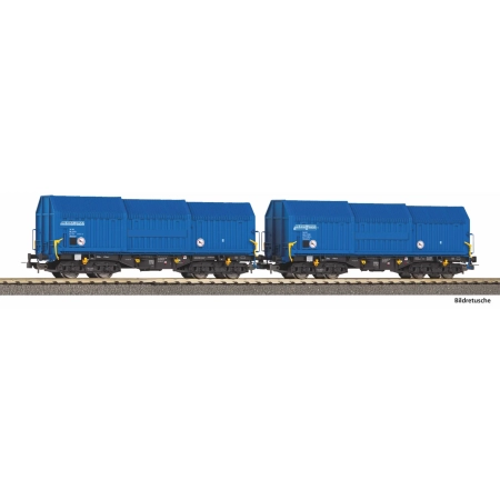 Piko 28307 -  Zestaw 2 wagonów teleskopowych, VTG VI