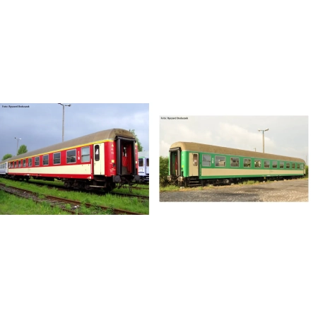 Piko 28320 - Zestaw 2 wagonów pasażerskich wg. 1 klasa + 2 klasa, PKP-IC, Ep.VI