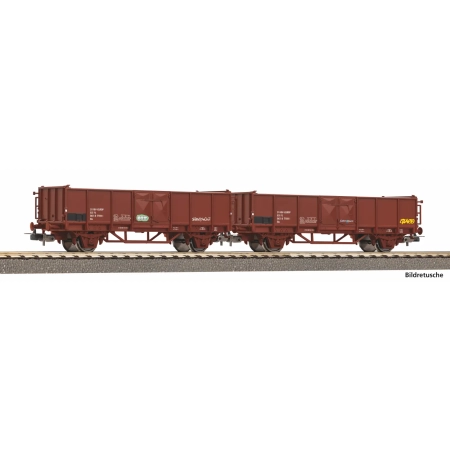 Piko 28327 - Zestaw 2 wagonów węglarek, FS, Ep.V