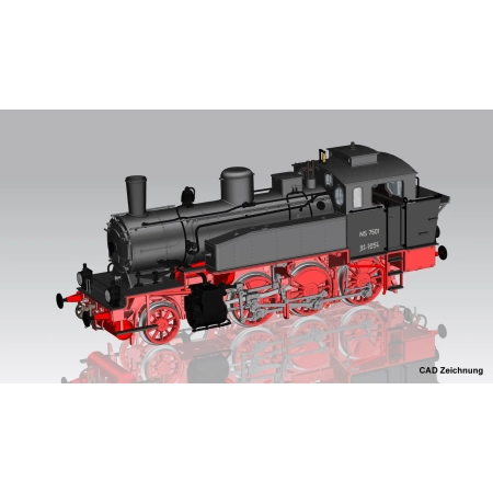 Piko 50746 - Dampflok Rh 75 ex BR 91 NS III + DSS PluX16