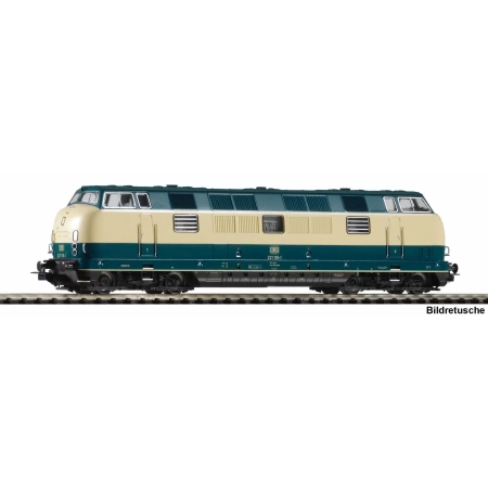 Piko 52618 - Diesellok/Sound BR 221 blau/ beige DB IV + PluX22 Dec.