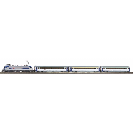 Piko 57116 - Zestaw startowy z EU44 oraz 3 wagonami PKP IC.