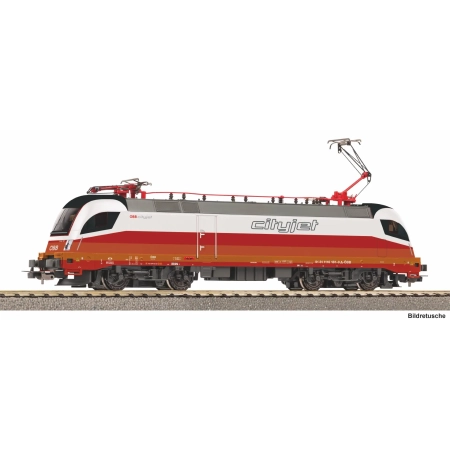 Piko 57409 - ~Elektrolok Taurus CityJet ÖBB VI + PluX22 Dec.