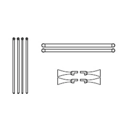 Piko 59477-06 - Poręcze do SM42/SP42, białe.