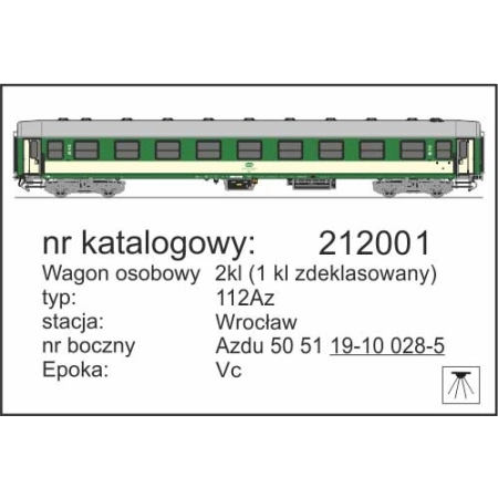 Robo 212001 - Wagon 2 klasy, 112Az