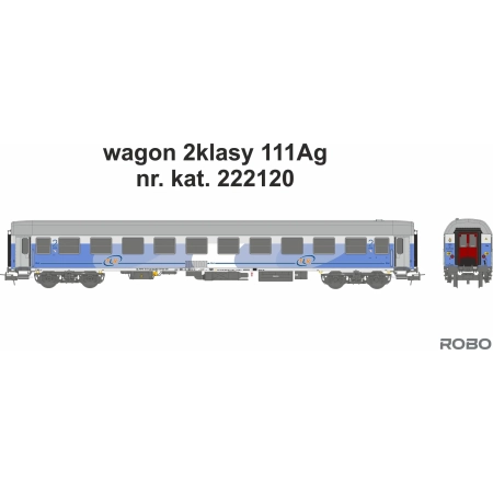 Robo 222121 -  Wagon osobowy 2 klasy 111Ag (Kraków)