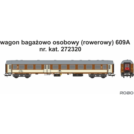 Robo 272321 -  Wagon bagażowo-osobowy IC 609A (Katowice)