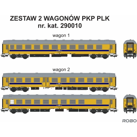 Robo 290010 -  Zestaw 2 wagonów PKP PLK