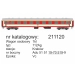 Robo 211120 - Wagon 2 klasy, 111Ac