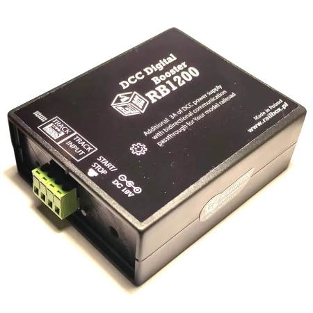 Railbox RB1200 - Booster DCC wersja 2 LocoNet Railcom