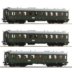 Roco 6280001 - 3 wagony 'Altenberger', DRG, ep.II