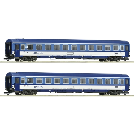 Roco 6200157 - Zestaw 2 wagonów pasażerskich „Eurofima”, CD, Ep.VI