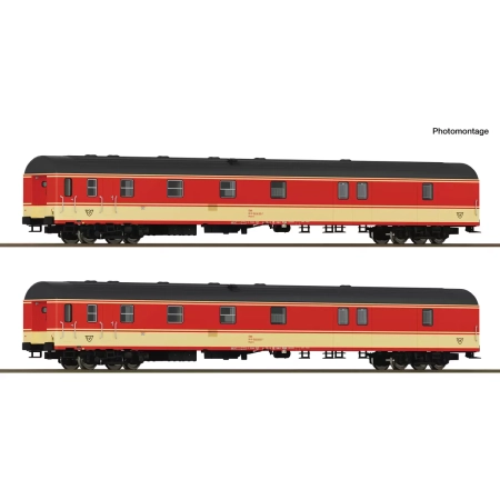 Roco 6200180 - 2er Set Bahnpostwagen ÖBB Jaffa DC