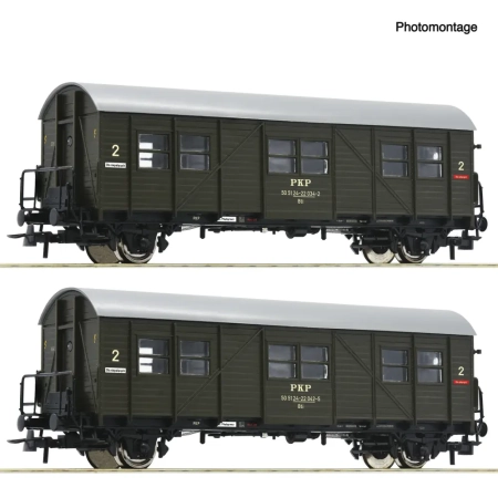 Roco 6200195 - Zestaw 2 wagonów osobowych, PKP, Ep. IV