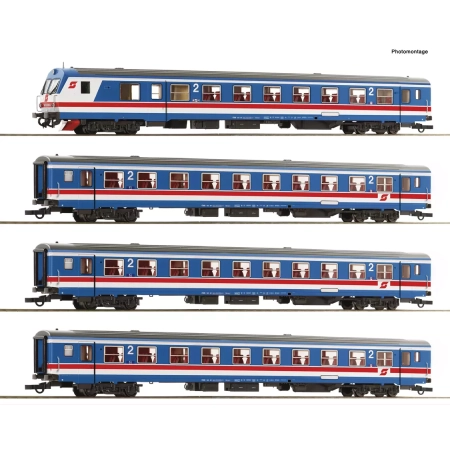 Roco 6200200 - 4er Set Wendezug ÖBB "Was wäre wenn..." DCC