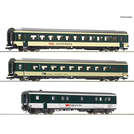 Roco 6200212 - 3er Set Personenwagen "Voralpen Express" SOB #1