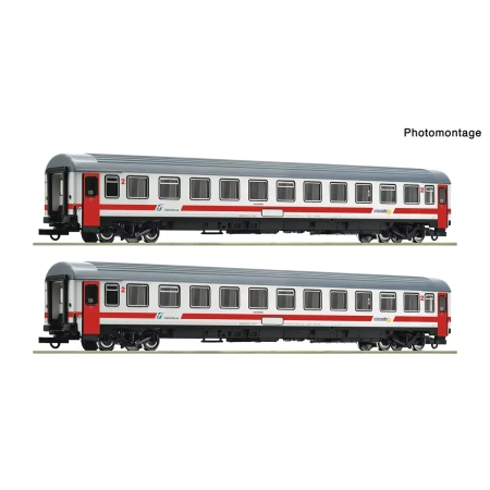 Roco 6200242 - 2er Set Eurofimawagen FS "IC Sun"