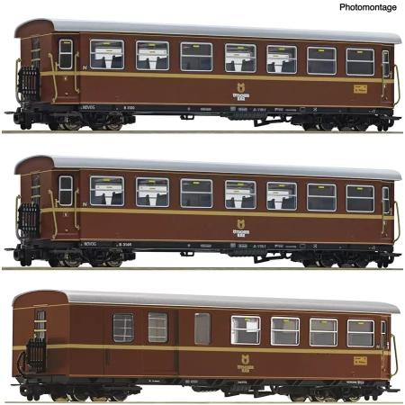 Roco 6240006 - 3er Set Personenwagen Ötscherbär
