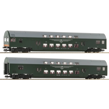 Roco 6280006 - 2 wagony piętrowe, DR, ep.IV