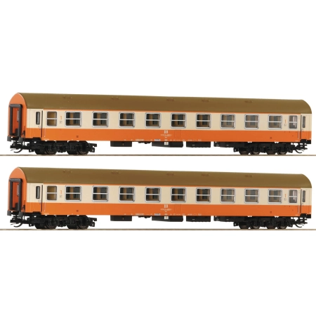 Roco 6280016 - Zestaw zawiera dwa wagony 'Städteexpress', 1 kl., DR, ep.IV