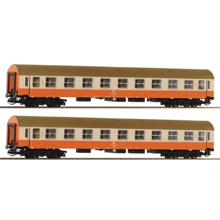 Roco 6280017 - Zestaw zawiera dwa wagony 'Städteexpress', 2 kl., DR, ep.IV