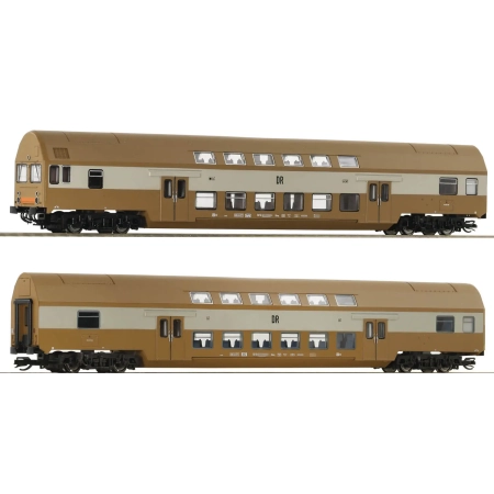 Roco 6280025 - 2 wagony 'Senftöpfe' ze sterowniczym, DR, Ep.IV