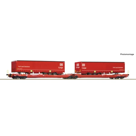 Roco 6600168 - Doppeltaschenwagen T3000e DB AG +Cargo