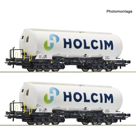Roco 6600233 - 2er Set Silowagen Uacs Holcim