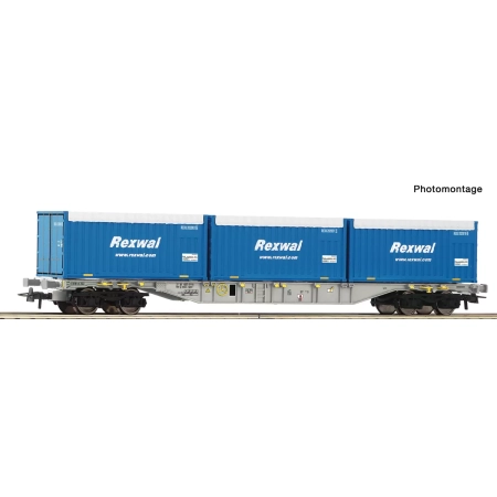 Roco 6600234 - Containertragwagen Sgns + Container Rexwal