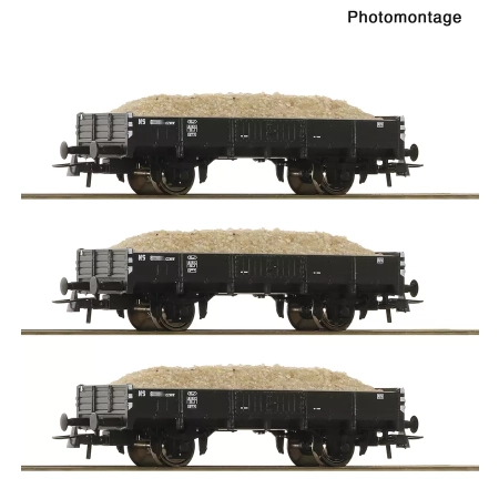 Roco 6600259 - 3er Set Sandwagen NS