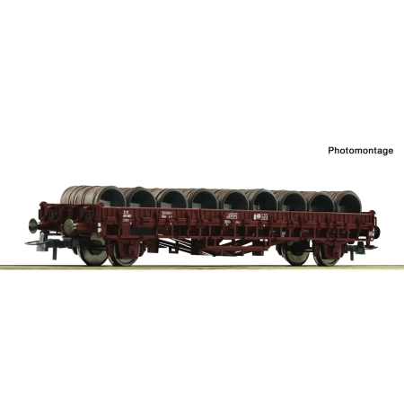 Roco 6600300 - Flachwagen SNCF + Drahtrollen