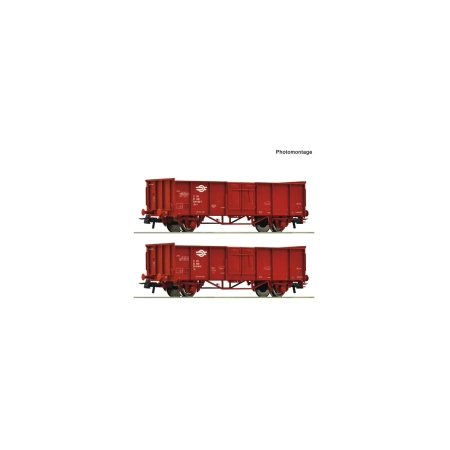 Roco 6600301 - 2er Set offene Güterwagen MAV