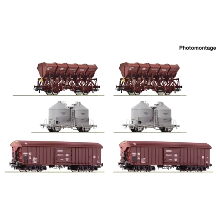 Roco 6600329 - 6er Display Rangierbahnhof Schüttgut