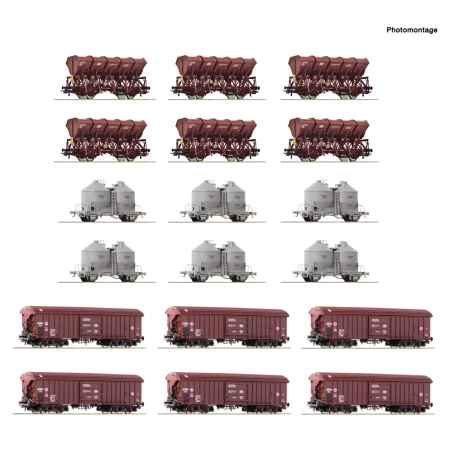 Roco 6600330 - 18er Display Rangierbahnhof Schüttgut