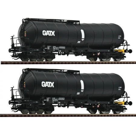 Roco 6680002 - 2 cysterny Zaes, GATX, Ep.VI