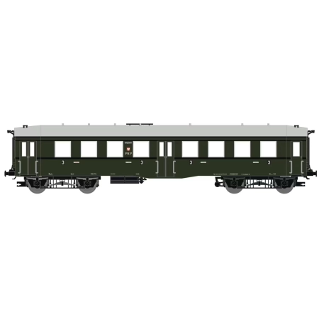 Saxonia 120052 - Wagon pasażerski „Altenberg”, Cix 3. klasa, PKP, Ep.III