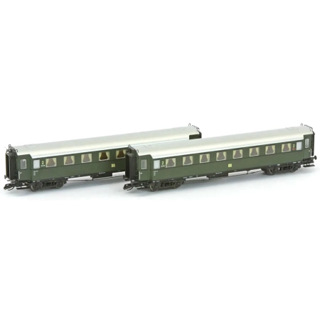 Saxonia 120181 - Zestaw dwóch wagonów serii C4üSa07, DR, Ep.III