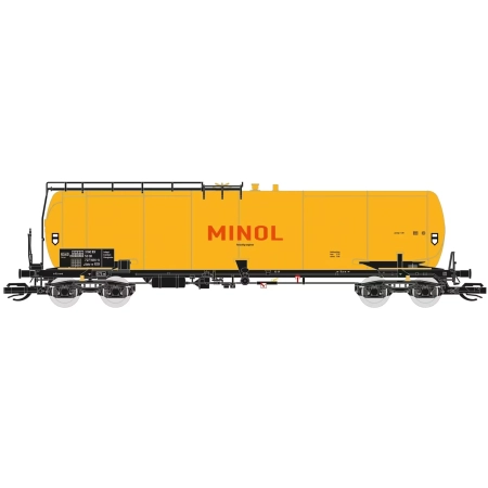 Saxonia 120217 - Wagon cysterna Uahs, 8106, DR, Ep.IV, żółty „MINOL