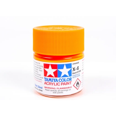 Tamiya 81006 - Acryl 23ml X-6 Orange Gloss