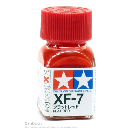 Tamiya 80007 - XF-7 Farba olejna FLAT RED - 10ml