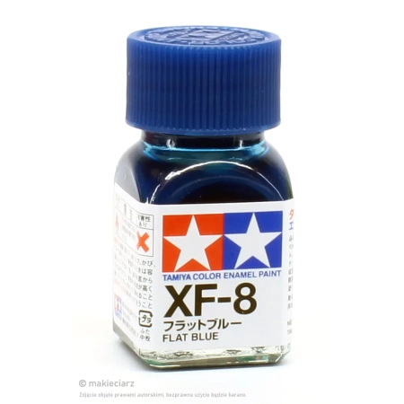 Tamiya 83008 - XF-8 Farba olejna FLAT BLUE - 10ml