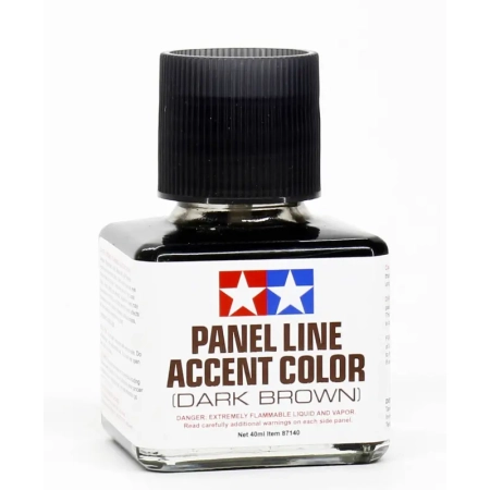 Tamiya 87140 - Panel Line Accent Color - Dark Brown