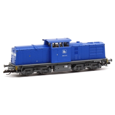 Tillig 01080 - Zestaw kolejowy „HSB transfer” z BR 204, atrapą lokomotywy i wagonem towarowym, PRESS, Ep.VI