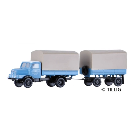 Tillig 08639 - Ciężarówka IFA H3A z przyczepą