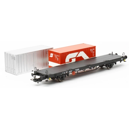 Tillig 502378 - Wagon Lgkks 4444 der DR z kontenerami (DR, ÖBB)