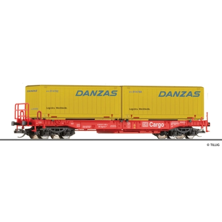 Tillig 502694 - Wagon z kontenerami, DB AG, ep. V