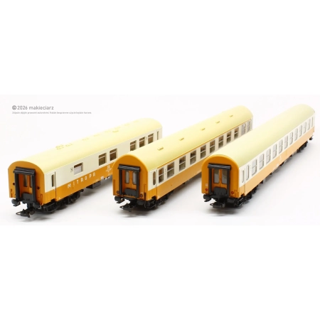 Tillig 70064 - 3 wagony 'Städteexpress', DR, ep.IV